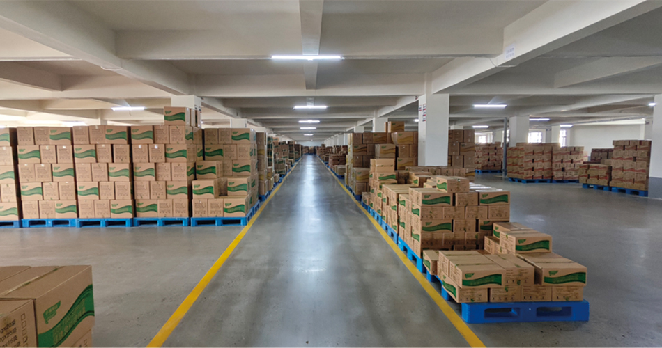 Finished product warehouse