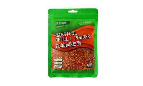 Oiled crushed chili